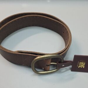 FRYE Brown Leather Belt
